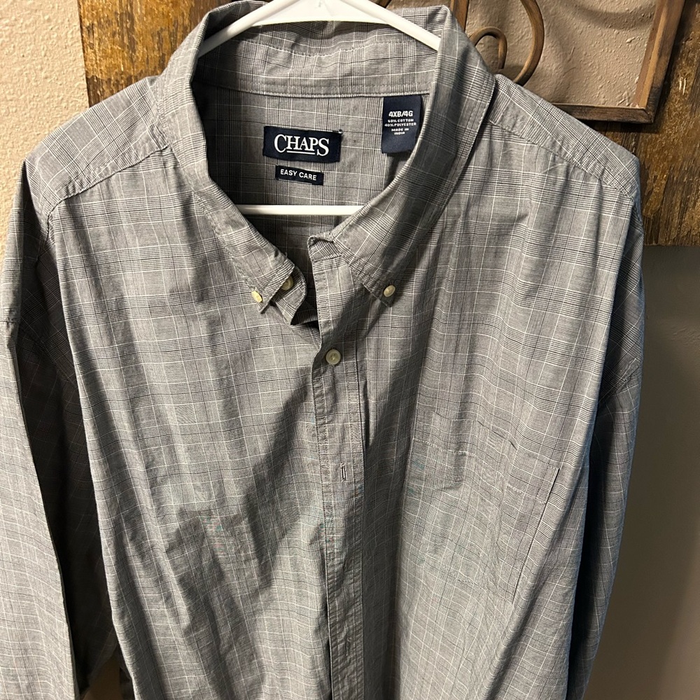 Men’s big and tall dress shirt
